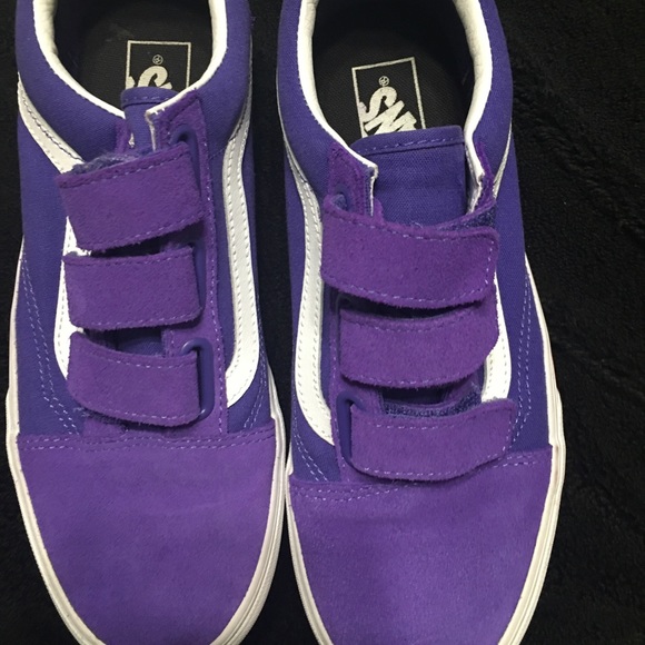 platform vans velcro